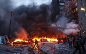 Киев, столкновения