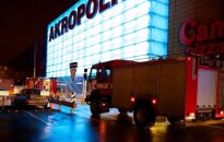 Klaipėdos „Akropolyje“ naktį pratybas surengė gelbėtojai