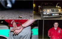 Naktį Vilniuje policininkai šaudė į BMW, bėglys sučiuptas