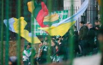 Lietuvos stadionuose – moralinė parama Ukrainai
