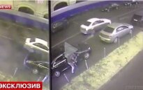 Automobilis, kuriuo, kaip įtariama, spruko B. Nemcovą nuždęs asmuo
