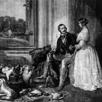 Karalienė Viktorija ir princas Albertas