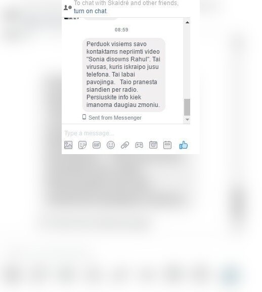 Ketvirtadienį Lietuvoje siuntinėjami gąsdinantys pranešimai