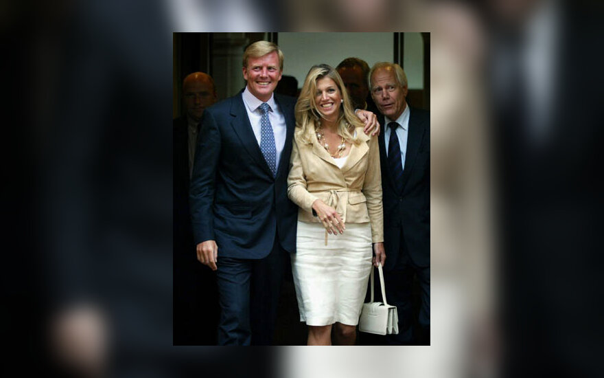 Olandijos princesė Maxima ir vyras, sosto įpėdinis Willem-Alexander