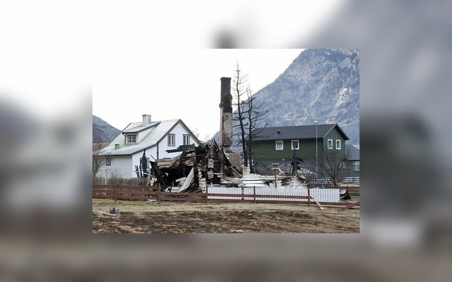 На юге Норвегии сгорела историческая деревня