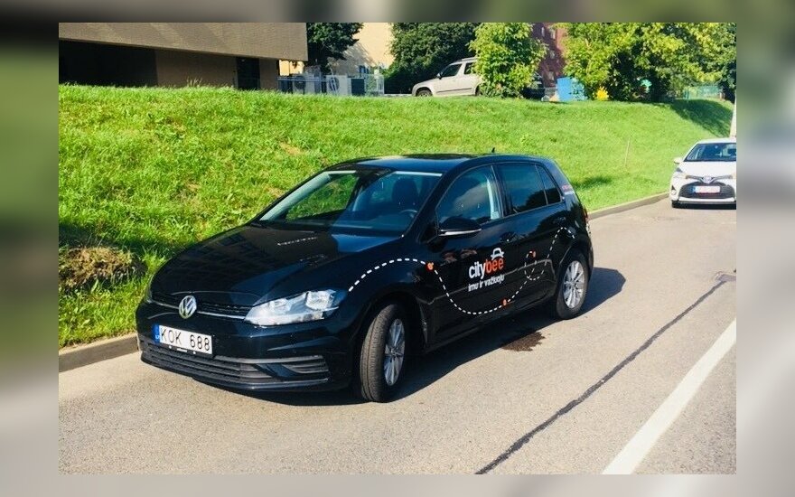 В Вильнюсе "отличился" еще один водитель на CityBee