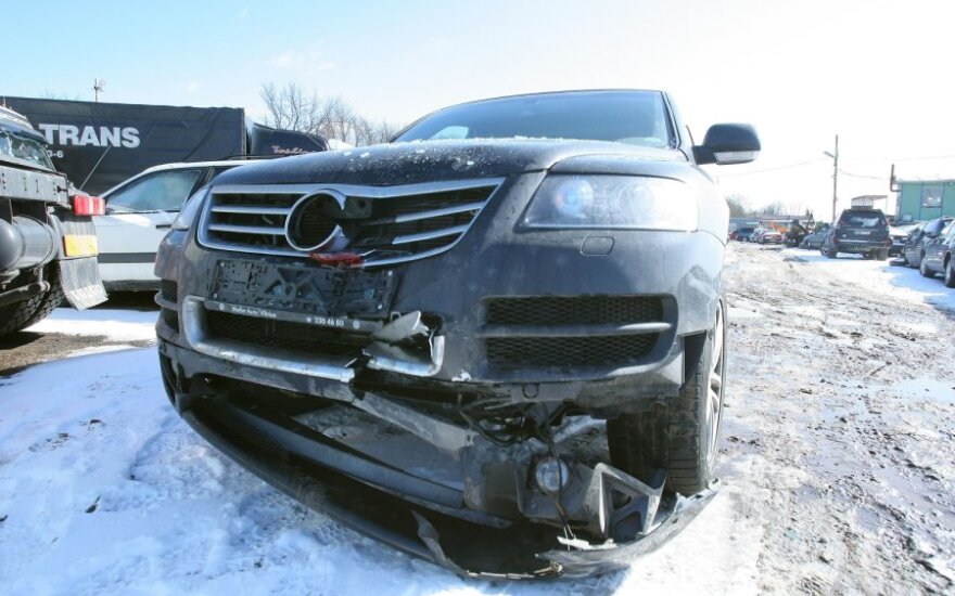 В Вильнюсе - авария с автомобилем члена Сейма Литвы, водитель скрылся