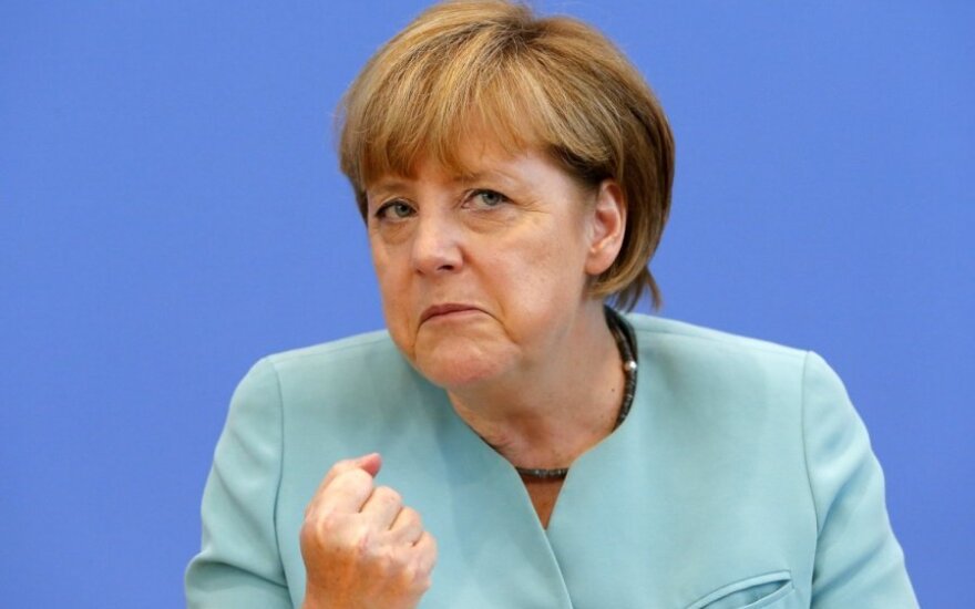 Chuligan w majtkach rozrabiał w samolocie Merkel