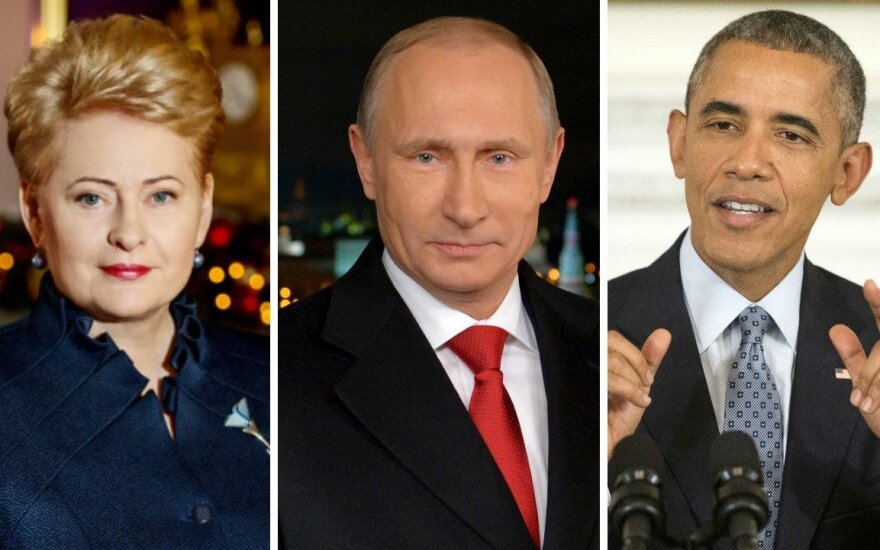 Опрос: человек 2015 года в Литве - Грибаускайте, в мире - Обама и Путин