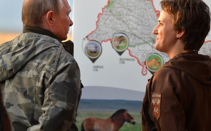 Vladimiras Putinas apsilankė valstybiniame Orenburgo draustinyje
