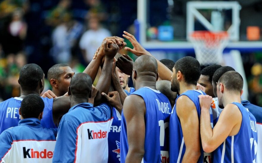 Prancūzijos krepšininkai iškovojo nelengvą pergalę