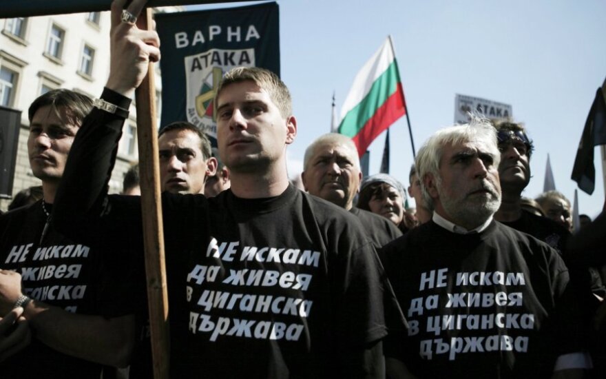 Bulgarijoje vėl vyko protestai prieš čigonus