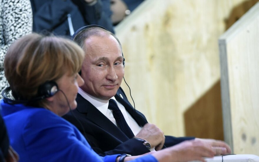Angela Merkel, Vladimiras Putinas