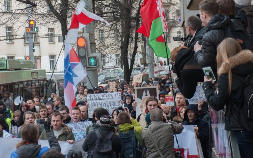 В Минске судят 49 участников разрешенного властями протеста