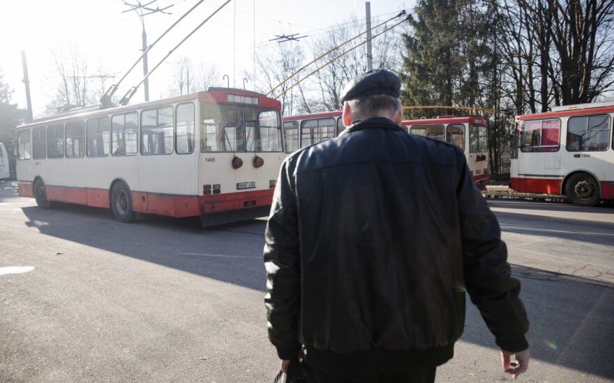 С понедельника жителей Вильнюса ждет неизвестность: часть водителей общественного транспорта может не выйти на работу