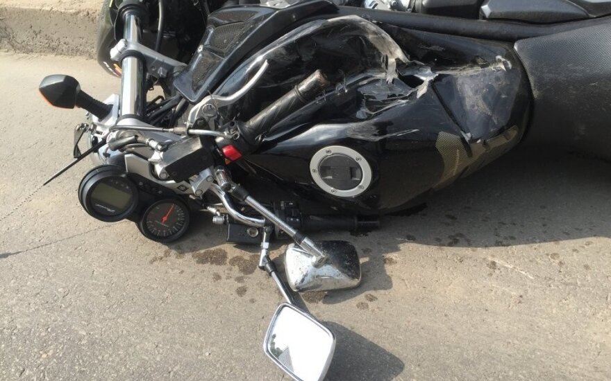 ДТП в столице: мотоциклист был доставлен в больницу