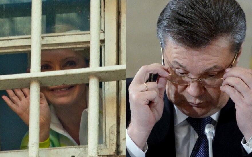 Экс-премьер Тимошенко предложила президенту Януковичу публичные дебаты