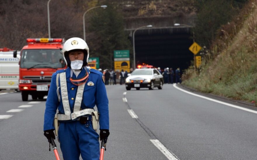 Обрушение тоннеля в Японии: как минимум двое пострадавших