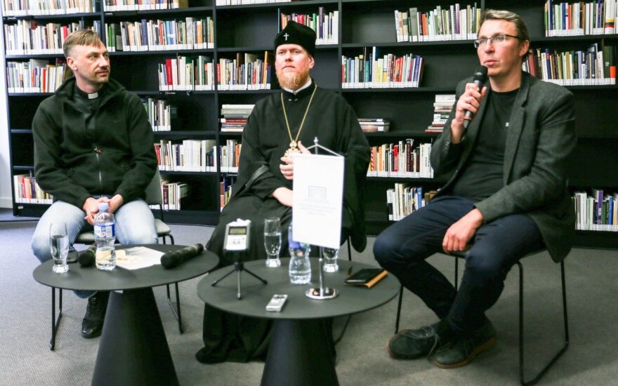 Встреча с украинскими священниками в Литовской национальной библиотеке им.М.Мажвидаса