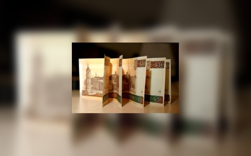 В ноябре вклады в банках сократились на 180 млн. литов