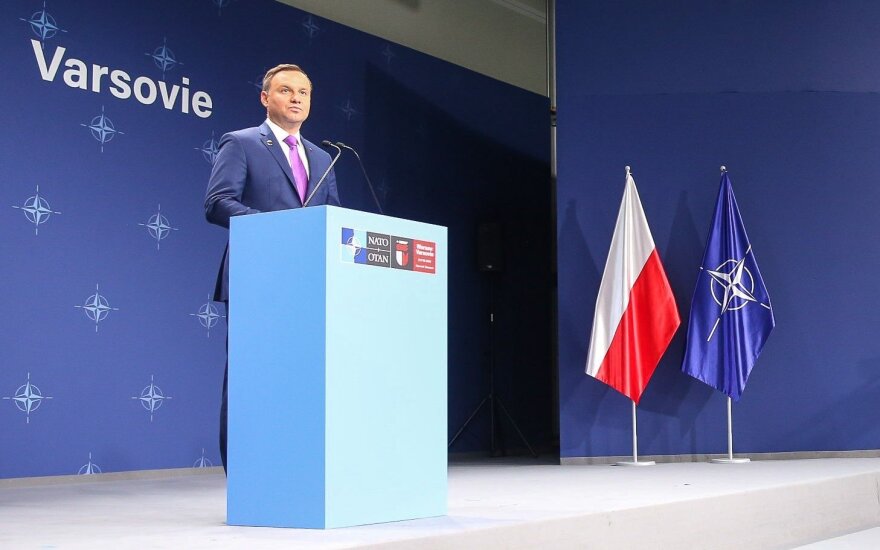 Konferencja prasowa Prezydenta RP (fot. Andrzej Hrechorowicz / KPRP) 