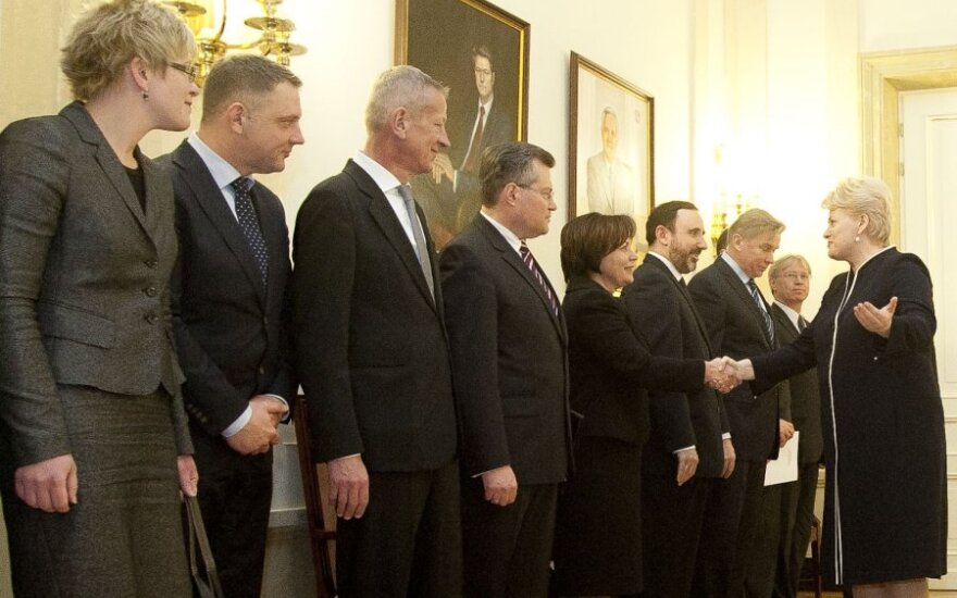 Dalia Grybauskaitė susitinka su Vyriausybės atstovais