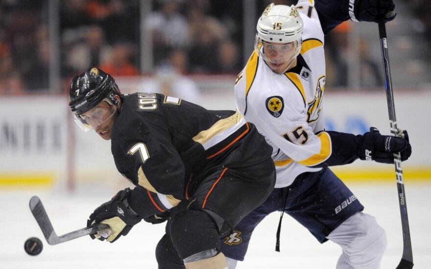 NHL rungtynės: Anahaimo „Ducks“ - Nešvilio „Predators“