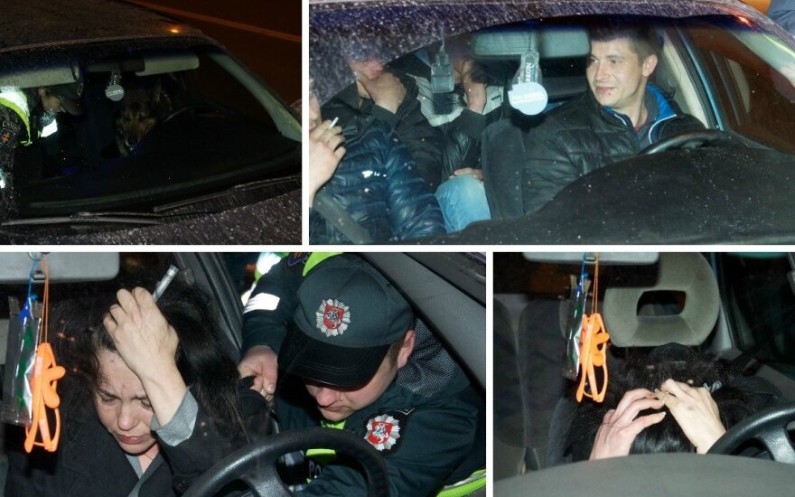 Во время рейда от полиции убегала нетрезвая водитель