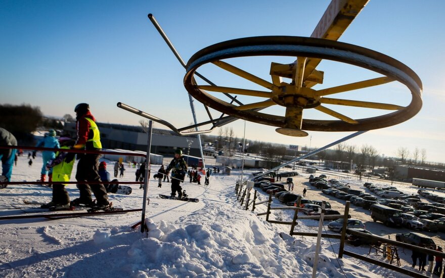 Зима начинается: открывается лыжная трасса в Вильнюсе