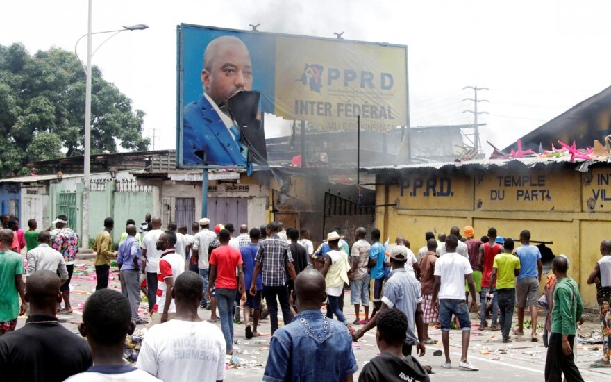 Demonstrantai ragina atsistatydinti Kongo prezidentą Josephą Kabilą