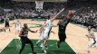 Irvingo ir Antetokounmpo žaidimo epizodai pirmame Rytų konferencijos pusfinalio mače