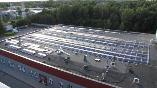 Saulės elektrinė „Viking Malt“