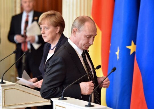 Angela Merkel, Vladimir Putin