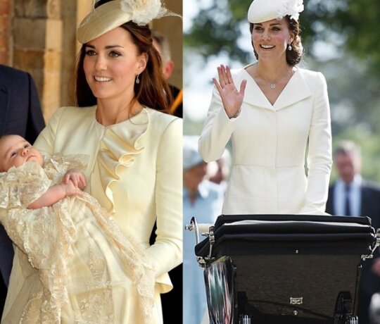 Kodėl Kate Middleton per savo vaikų krikštynas visuomet vilki baltai?