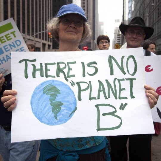 Protestas prieš klimato kaitą Niujorke