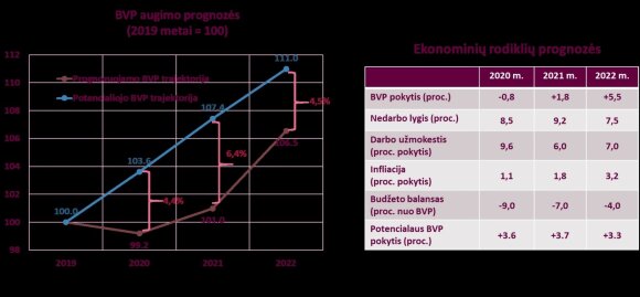 Mauricas assessed the situation of the Lithuanian economy: who is the crisis for and who is not