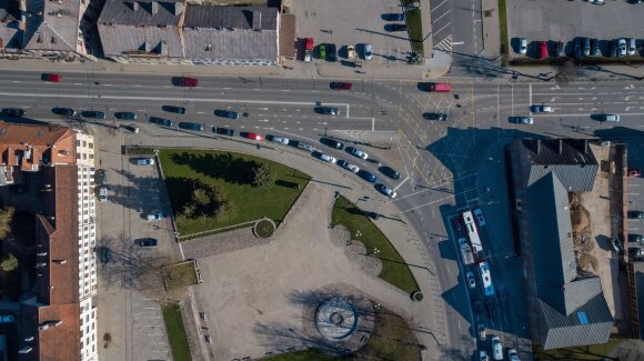 S t.  Intersection of Gertrūdos and Gimnazijos streets