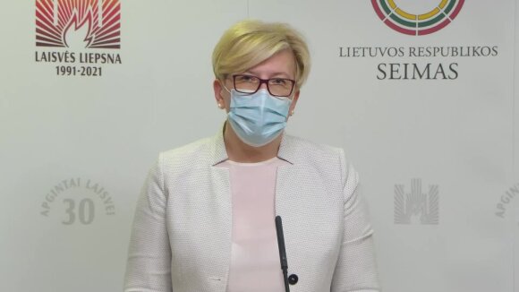 Šimonytė was angry at Vilnius' vaccination plans: she couldn't create her own priority queues