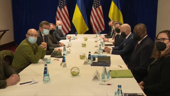 Spotkanie Bidena z ukraińskimi ministrami