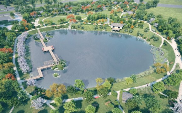 A contract has been signed for the installation of a Japanese garden in Šnipiškės