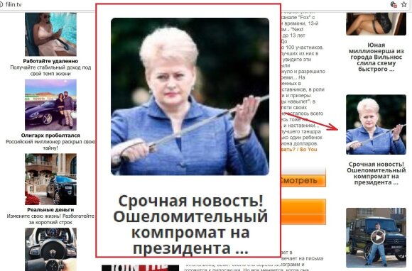 Grybauskaitė tapo naujos schemos taikiniu: vienas paspaudimas gali pridaryti daug bėdų