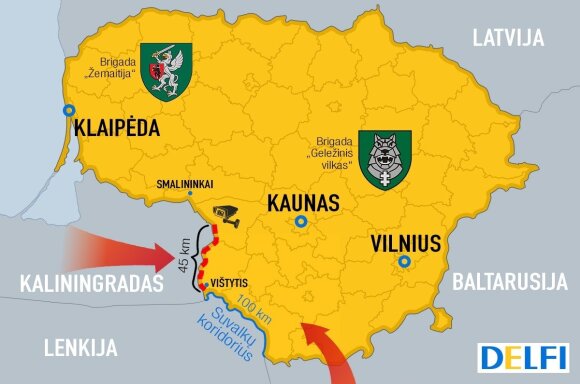 Slapti kariniai pajėgumai Baltijos šalių pasienyje: šiame žaidime Lietuva turi savų siurprizų