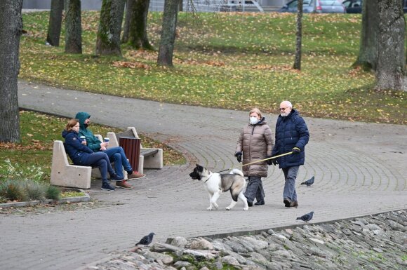 Druskininkai on the first day of quarantine