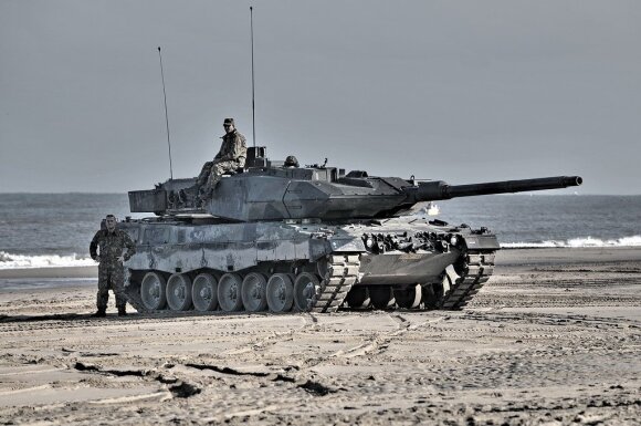 Leopard 2 tank of the current Dutch army