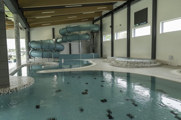 In Taurage, a new attraction center: a modern swimming pool with sauna area has opened its doors