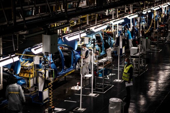 Renault plant in Flins, France