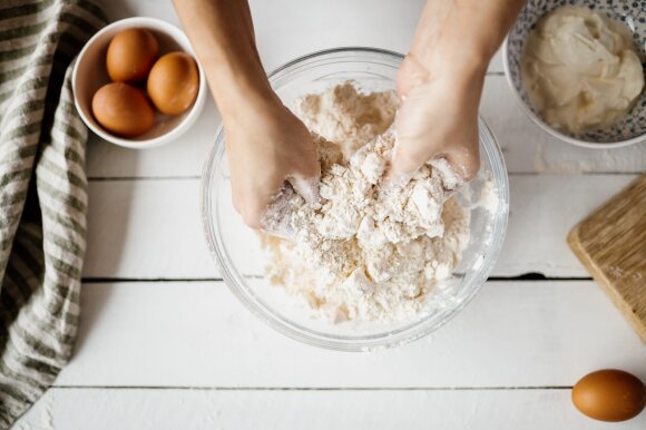 Baking a cake