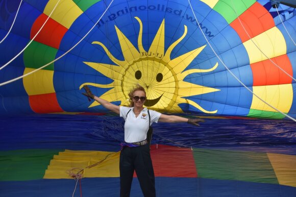 Balloon pilot Jolanta Tūraitė