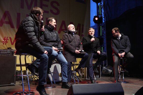 Andrius Tapinas, Gintautas Paluckas, Eugenijus Gentvilas, Ramūnas Karbauskis, Gabrielius Landsbergis