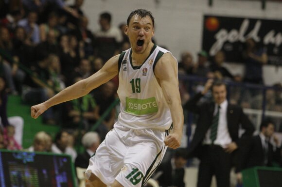 Šarūnas Jasikevičius at the Panathinaikos Club